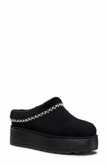 Nellie Genuine Shearling Platform Clog