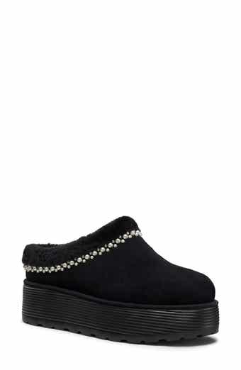 Nellie Genuine Shearling Platform Clog