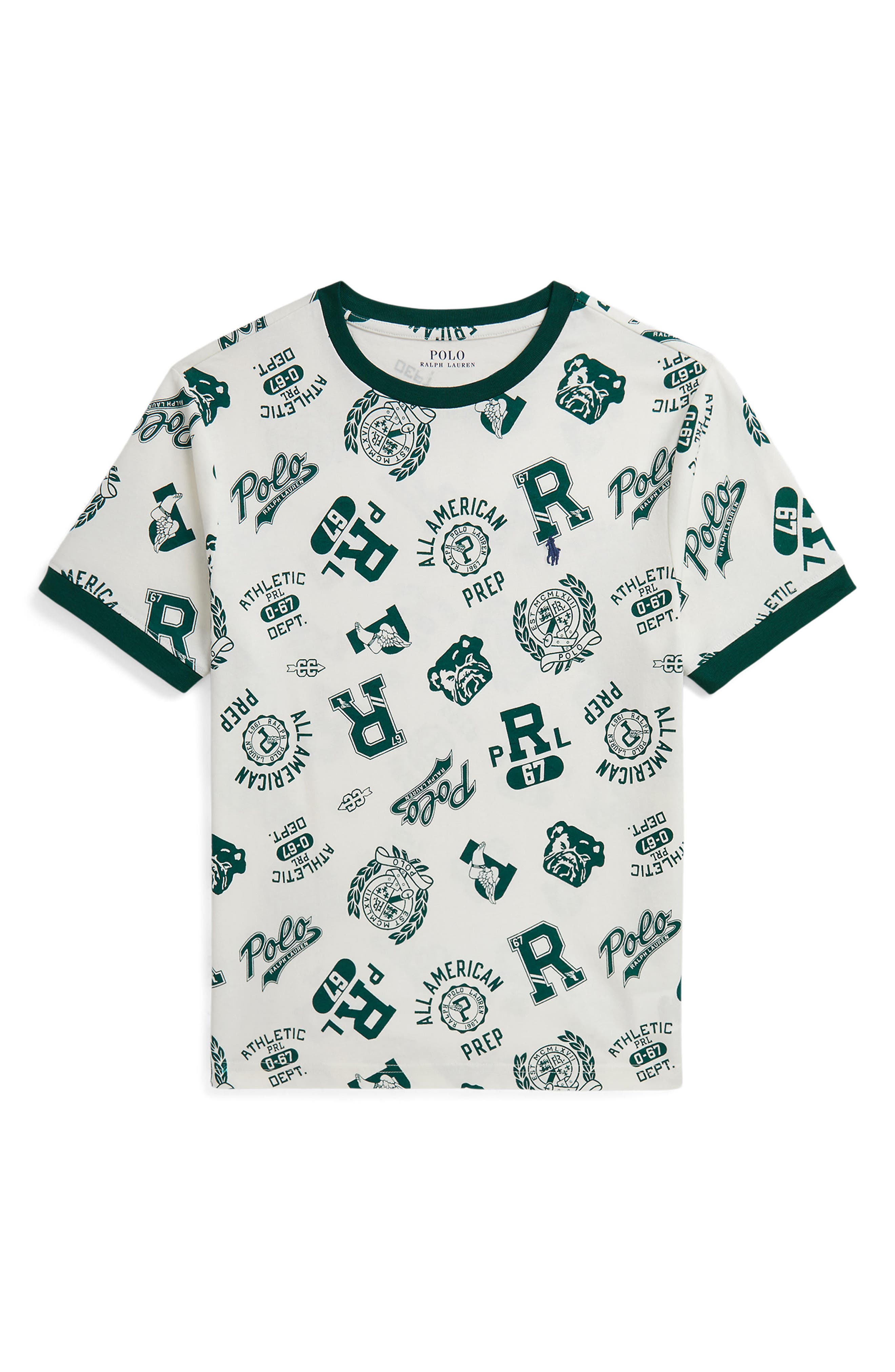 Polo Ralph Lauren Kids' Logo Print Ringer T-Shirt (Men) | Nordstrom