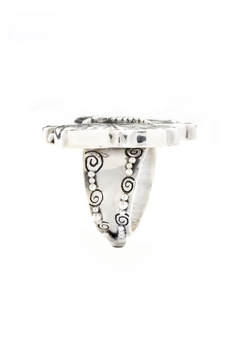 Mars and Valentine 'Peacock Nectar' Ring, Alternate, color,