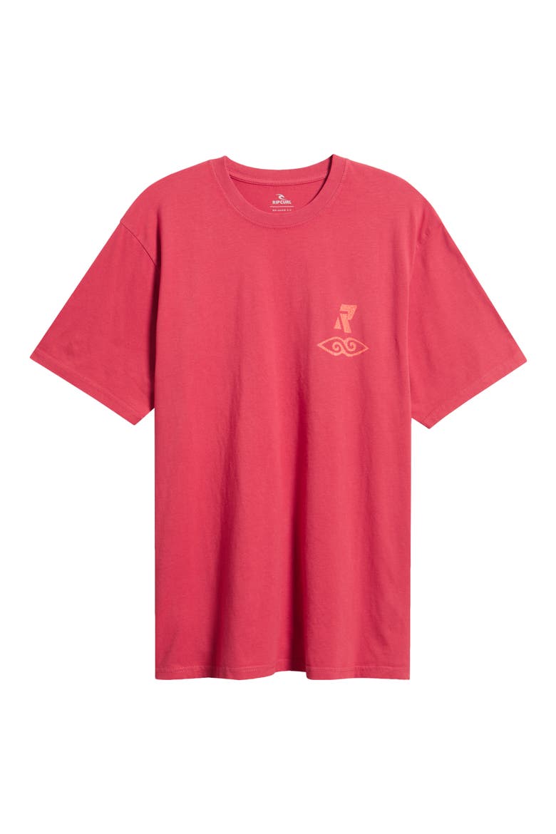 Liquid Trips Graphic Cotton T-Shirt, Alternate, color, WASHED RED