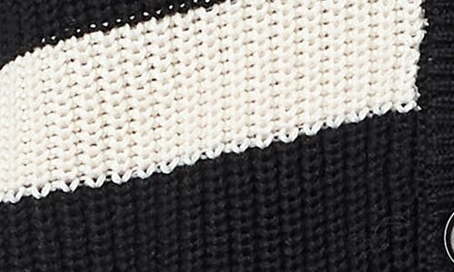 Shop Noisy May Maysa Stripe V-neck Crop Cardigan In Black Stripeseggnog