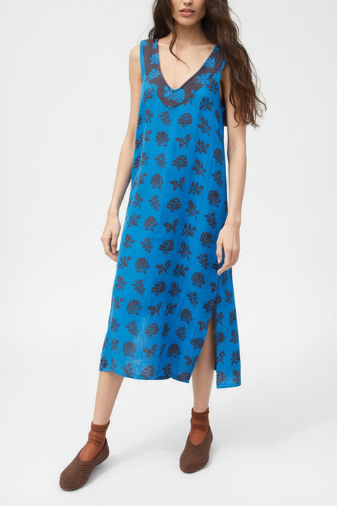 Beth Reversible V-neck Shift Dress