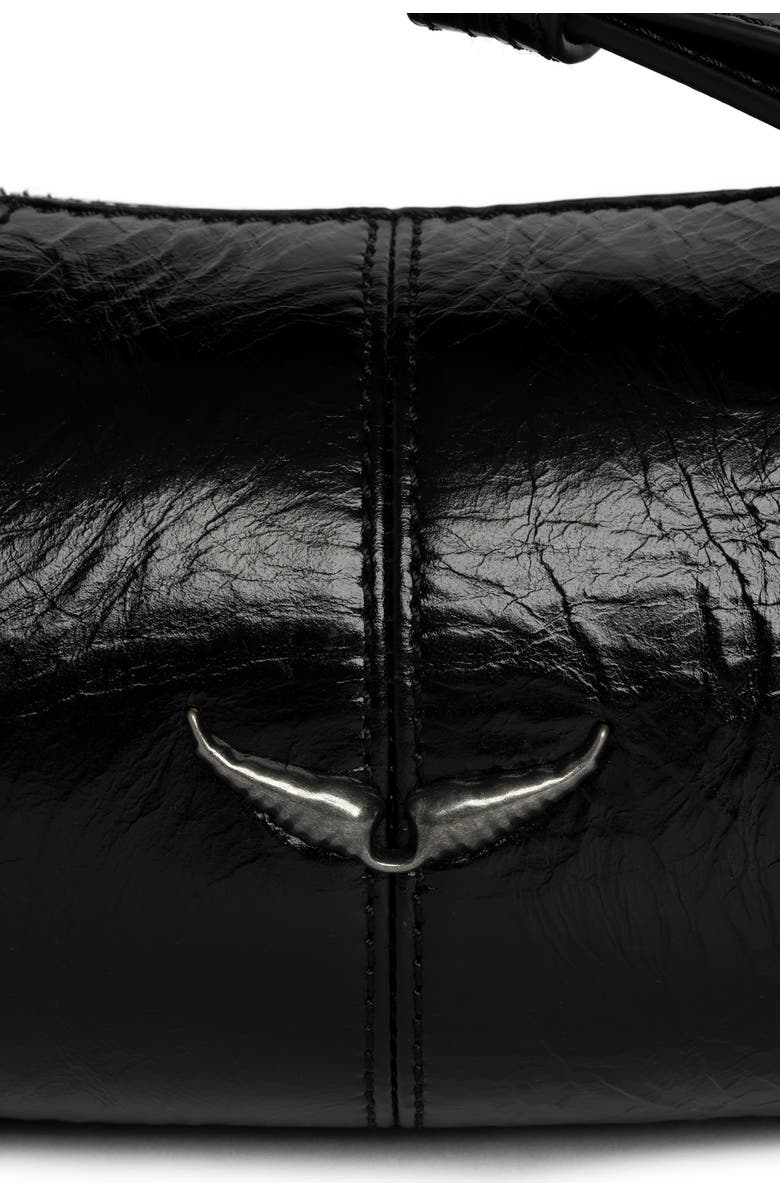 Zadig & Voltaire Le Roudoudou Patent Leather Shoulder Bag, Alternate, color,