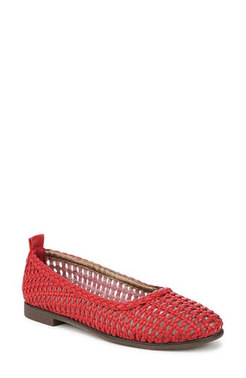 Blowfish Malibu Bardot Woven Flat In Red
