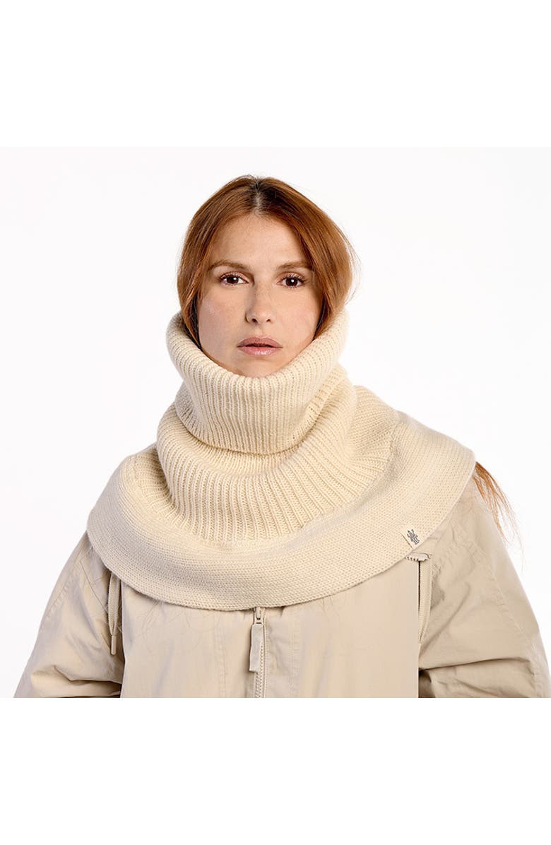Nirvanna Designs Hank Neckwarmer, Alternate, color, White