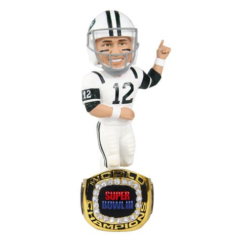 Joe Namath (New York Jets) Super Bowl III CLARKtoys Exclusive Bobblehead #/360