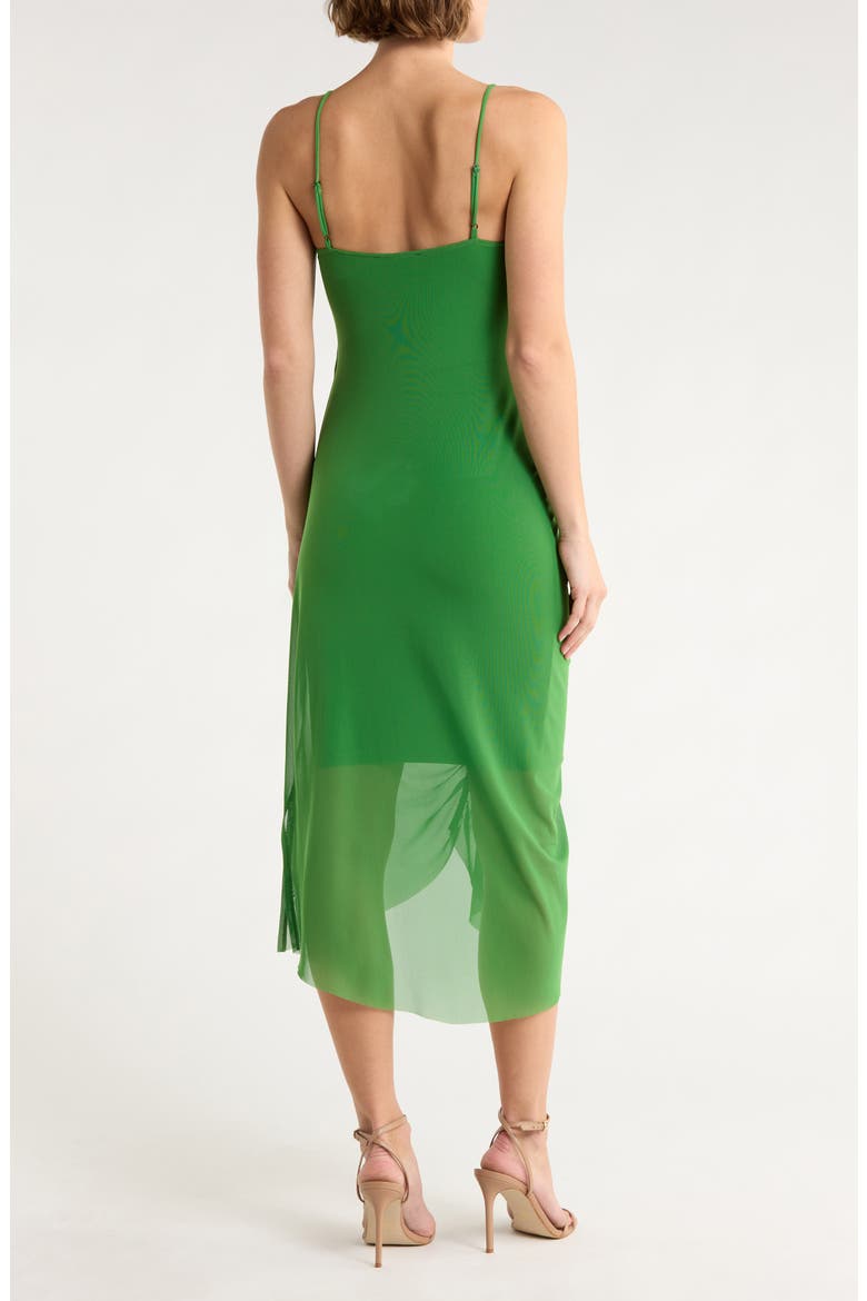 Ulla Mesh Slipdress, Alternate, color, STRONG GREEN