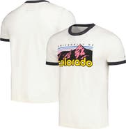 HOMEFIELD Men's Homefield Cream Colorado Buffaloes Mountains Ringer T-Shirt
