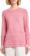 Misook Mixed Stitch Relaxed Fit Sweater