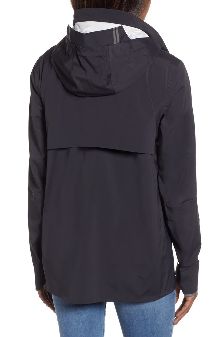 Pacificia Waterproof Jacket, Alternate, color, BLACK