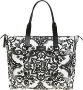 Dolce&Gabbana Majolica Print Nylon Tote