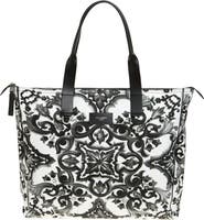 Dolce&Gabbana Majolica Print Nylon Tote