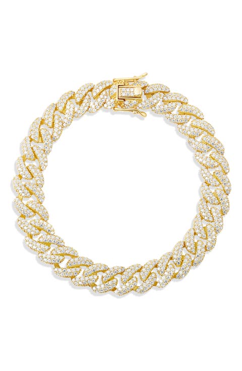 Cuban Chain Pavé Bracelet