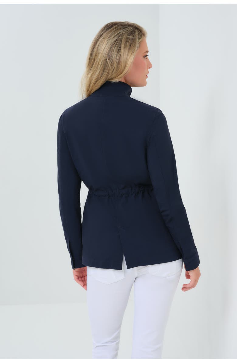 Anatomie Lenny Ultralight Snap Front Jacket, Alternate, color, Navy