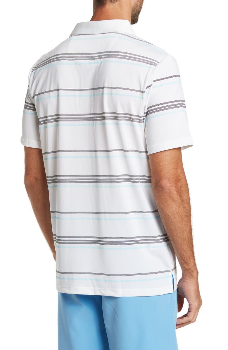 PGA TOUR Short Sleeve Pigment Leisure Polo, Alternate, color, Bright White