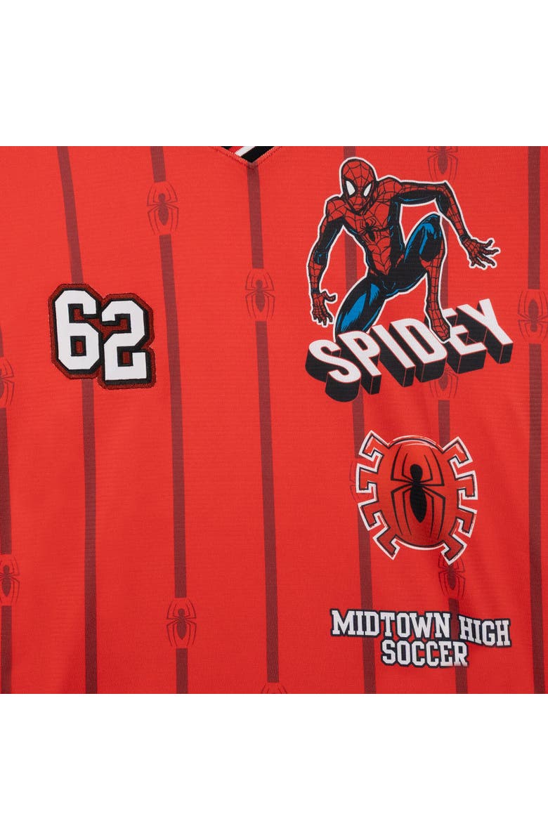 Marvel Spider-Man Men's Athletic Short Sleeve Tee, Alternate, color, Spider Man Dark Red