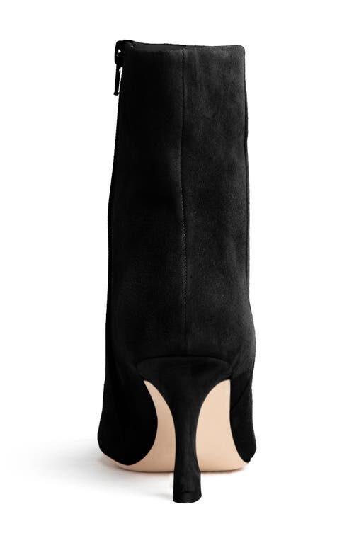 Beautiisoles Soraya Pointed Toe Bootie In Black