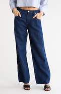TWP Blue Jean Baby High Waist Wide Leg Jeans