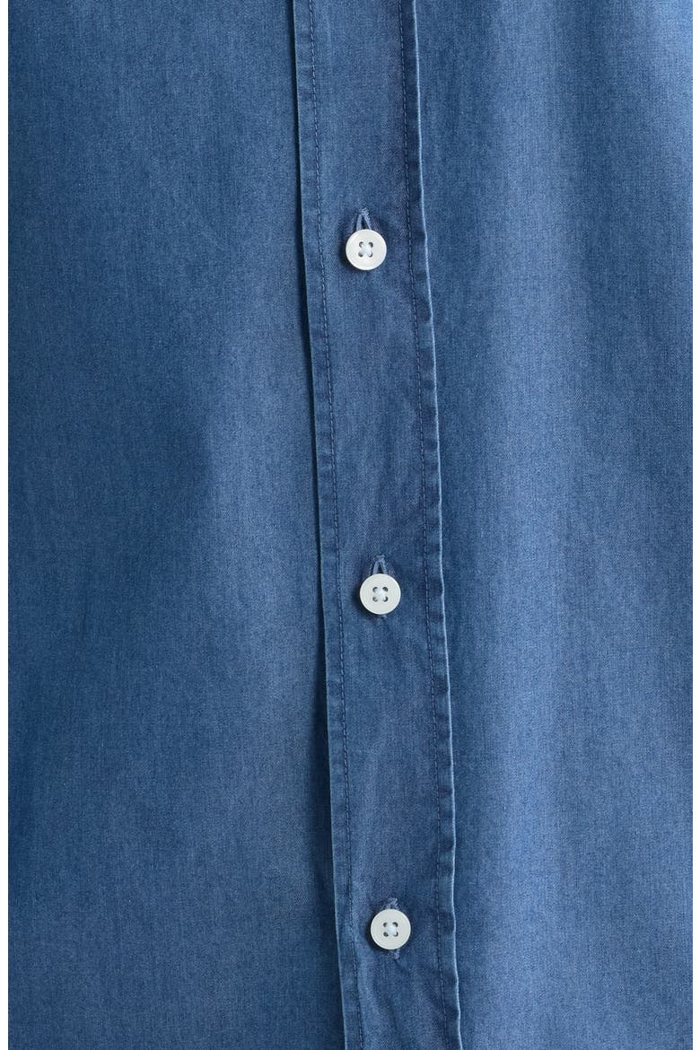 Rob Cotton Poplin Button-Up Shirt, Alternate, color, OPEN BLUE