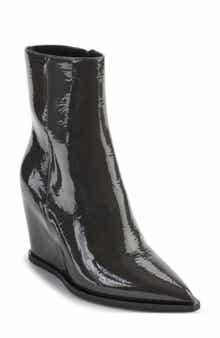 DKNY Iris Pointed Toe Wedge Bootie