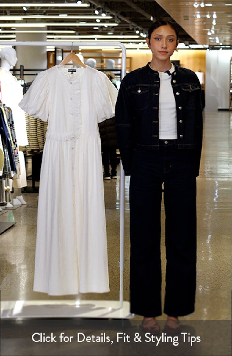 Embrace Ruffle Puff Sleeve Maxi Dress, sales video thumbnail