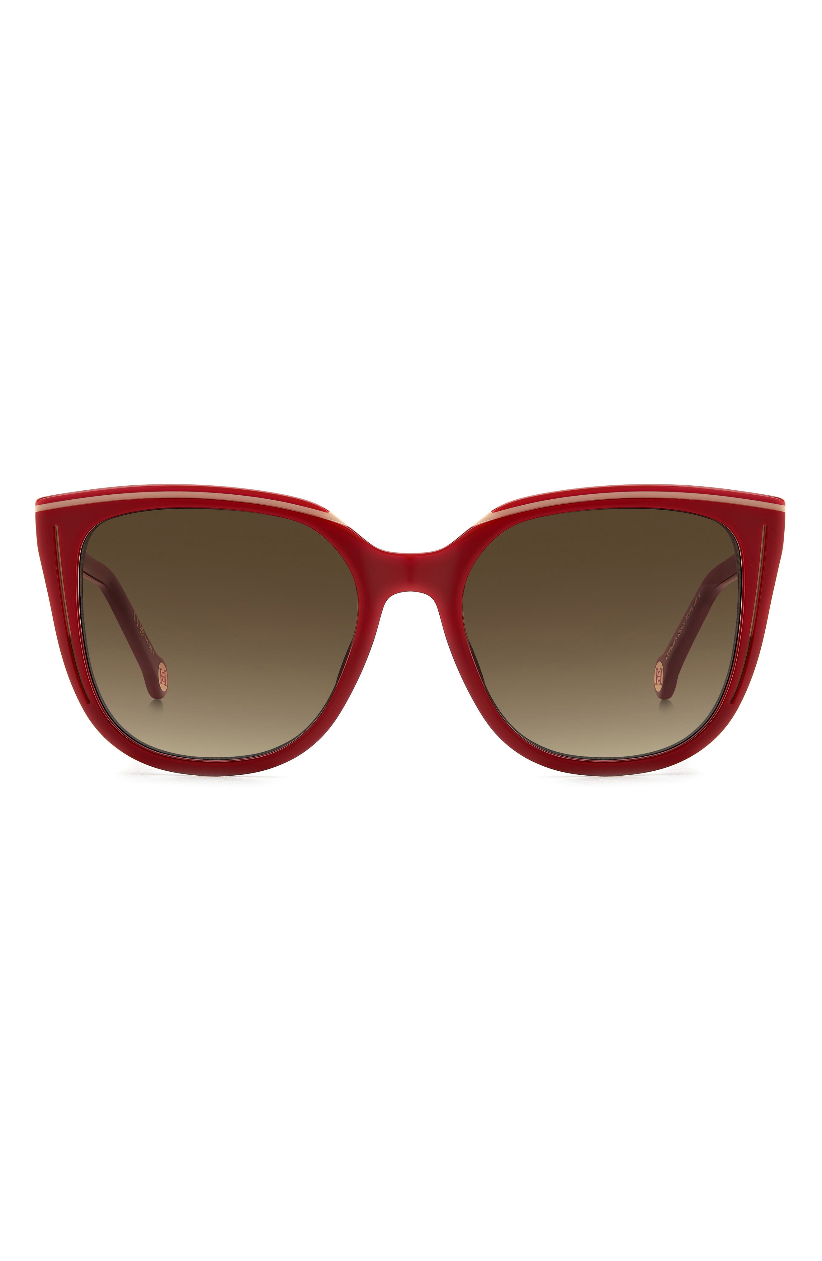 53mm Square Gradient Sunglasses