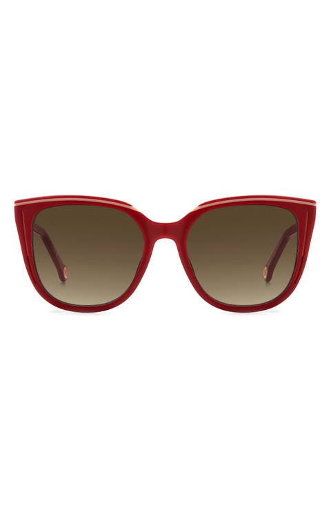 53mm Square Gradient Sunglasses
