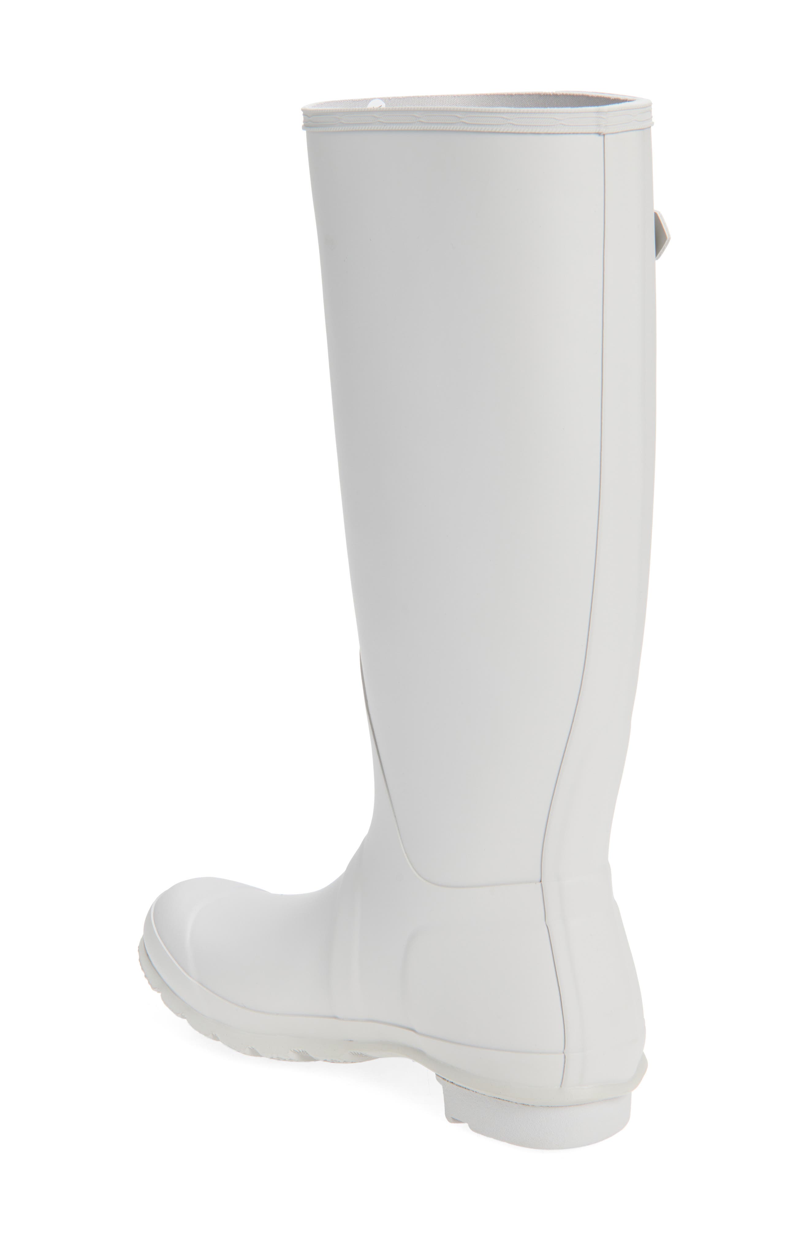 Hunter Original Tall Waterproof Rain Boot, Alternate, color, Light Gray