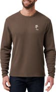 TravisMathew Souvenir Stand Long Sleeve Waffle Knit T-Shirt