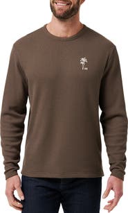 TravisMathew Souvenir Stand Long Sleeve Waffle Knit T-Shirt
