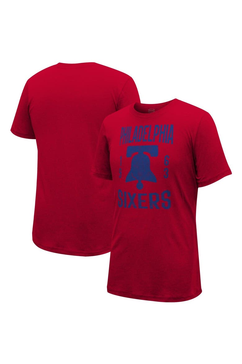 Unisex Stadium Essentials  Red Philadelphia 76ers City Year T-Shirt, Main, color, Red