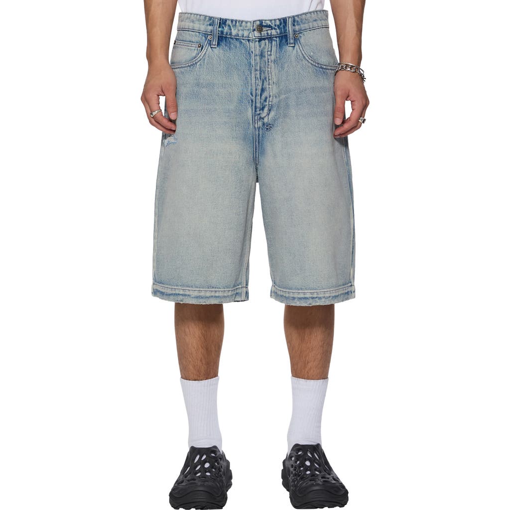 KSUBI KSUBI MAXX PUNK DENIM SHORTS
