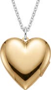 ARGENTO VIVO Bold Heart Locket Pendant Necklace