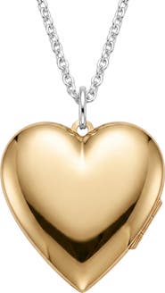 ARGENTO VIVO Bold Heart Locket Pendant Necklace
