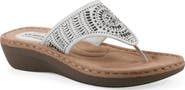 CLIFFS BY WHITE MOUNTAIN Cienna Thong Sandal - Wide Width