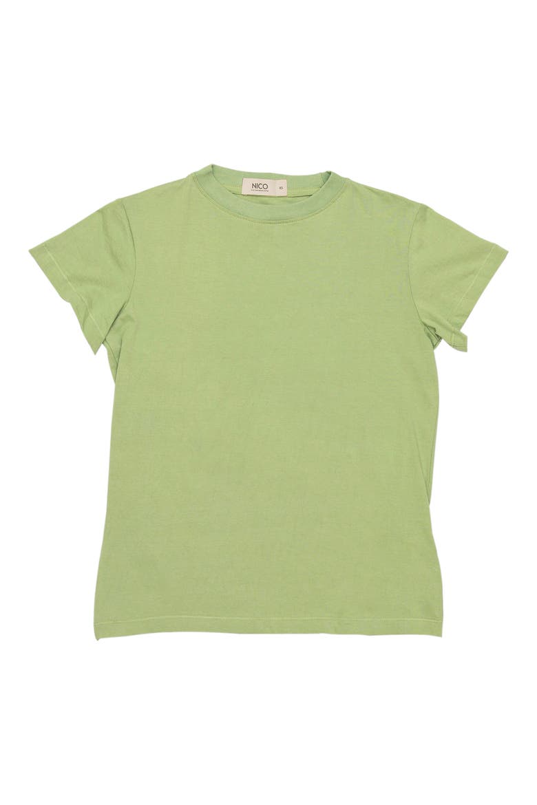 Plant Dyed Organic Cotton T-Shirt, Main, color, SAGE