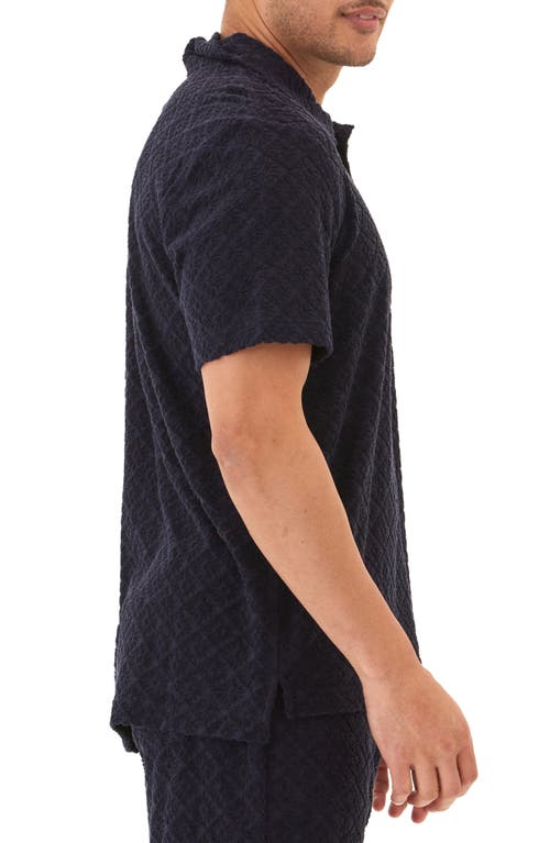 Threads 4 Thought Darryn Jacquard Knit Polo