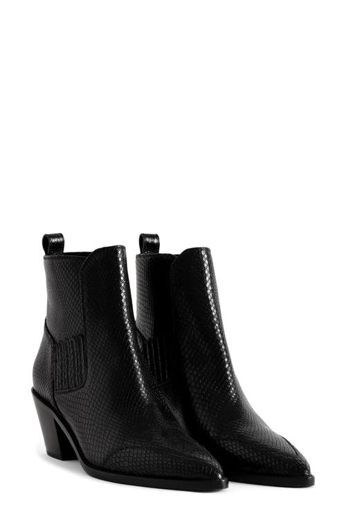 Zadig & Voltaire Tyler Neo Soft Wild Leather Bootie In Black