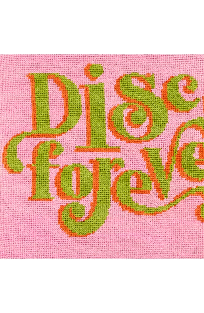 Jonathan Adler Disco Forever Needlepoint Pillow, Alternate, color, 