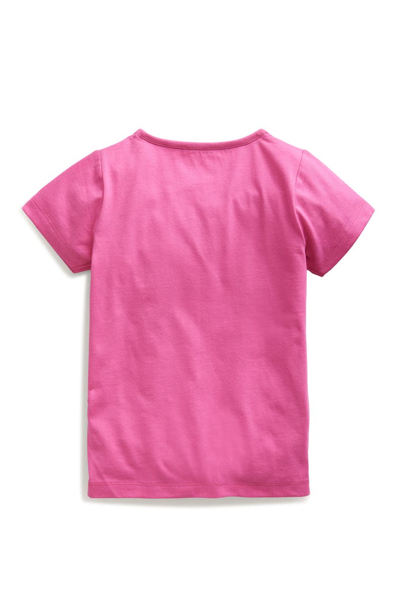 Kids' Appliqué T-Shirt, Alternate, color, PINK BABY LEOPARD