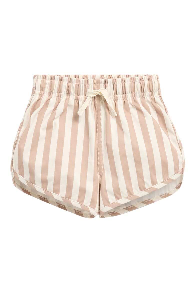 Retro Latte UPF 50+ Swim Trunks, Main, color, LATTE