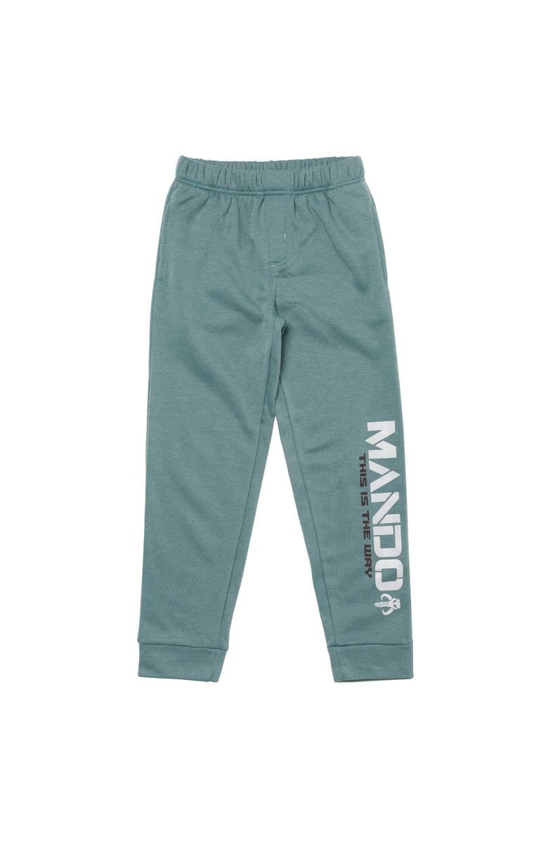 Star Wars Cosplay Fleece Hoodie and Joggers Set, Alternate, color, Mandalorian Grey