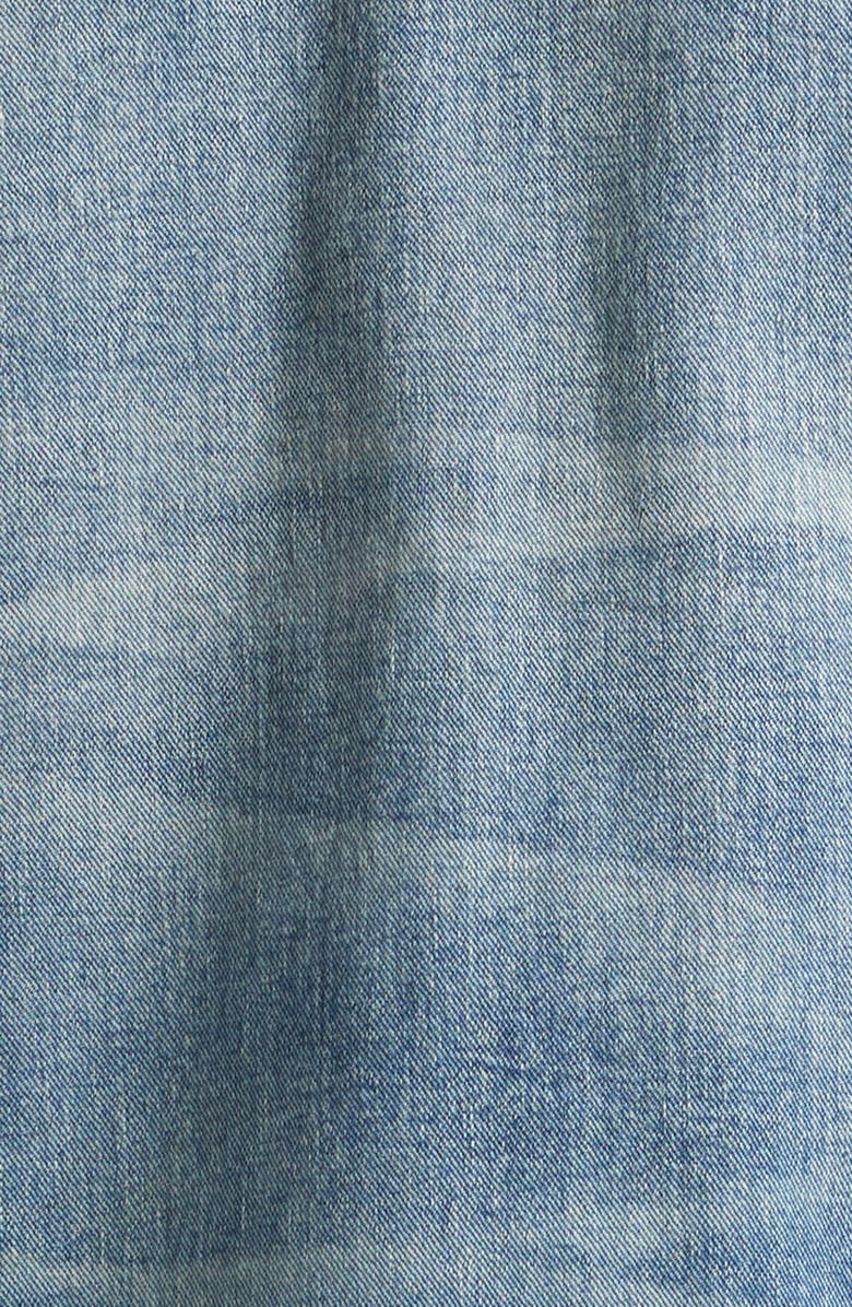 Fear of God Classic Selvedge Denim Trucker Jacket, Alternate, color, Vintage Indigo