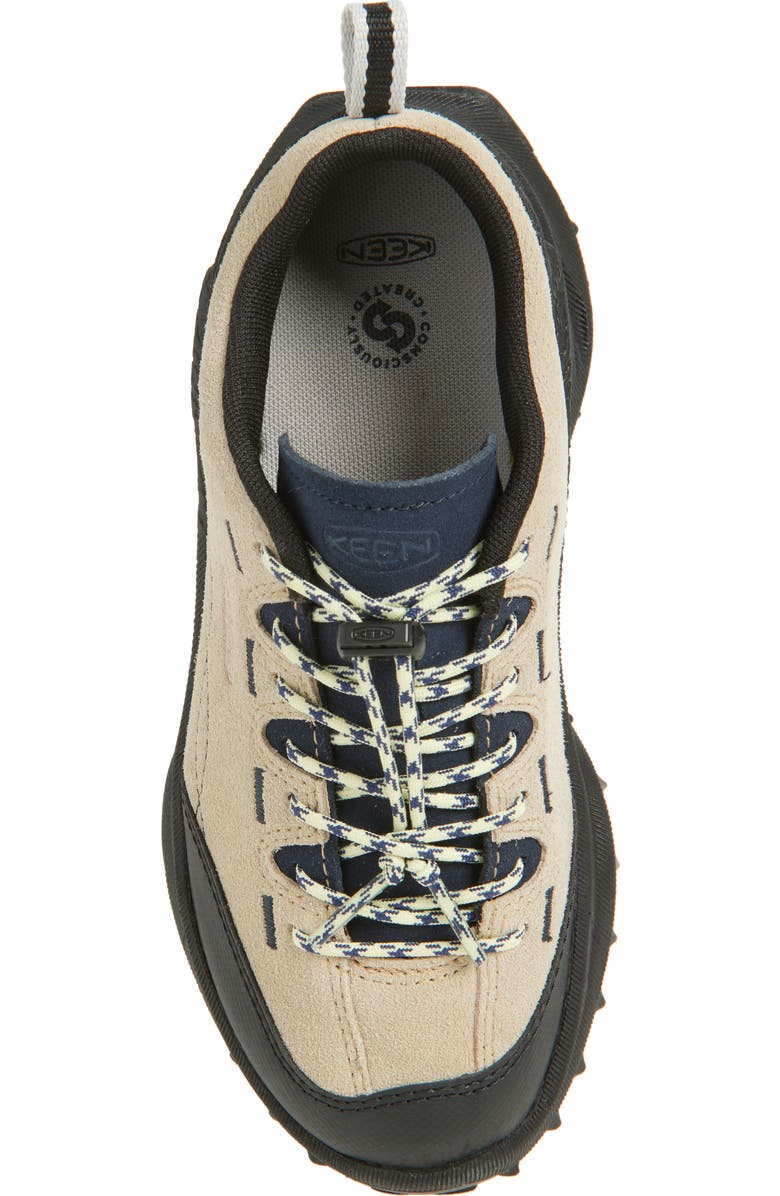 KEEN Kids' Jasper Zionic Hiking Sneaker, Alternate, color, Safari/ Wax Yellow