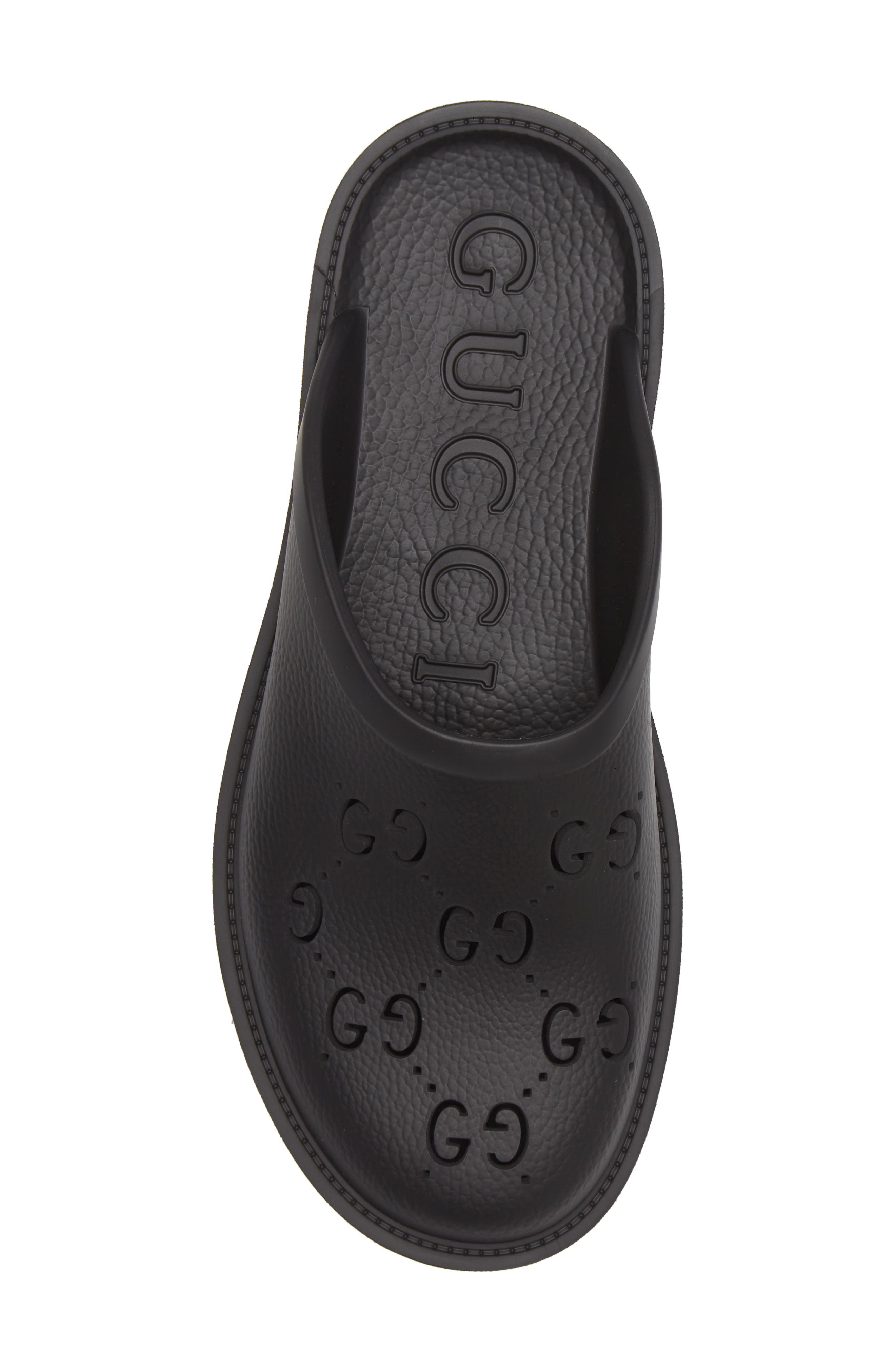 Elea GG Perforated Mule, Alternate, color, BLACK