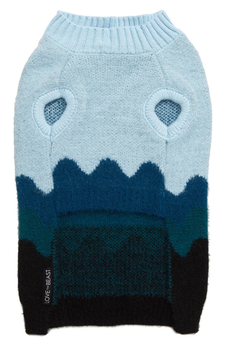 LoveThyBeast Wave Dog Sweater, Main, color,