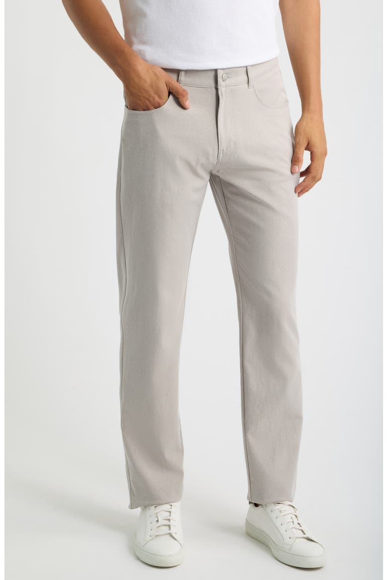 EB66 Melange Performance Five Pocket Pants, Main, color, SAND