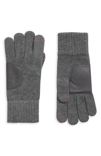 Ugg ® Knit Gloves In Gray