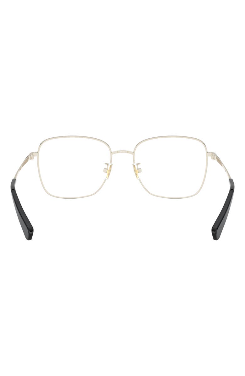 COACH 55mm Rectangular Optical Glasses, Alternate, color,